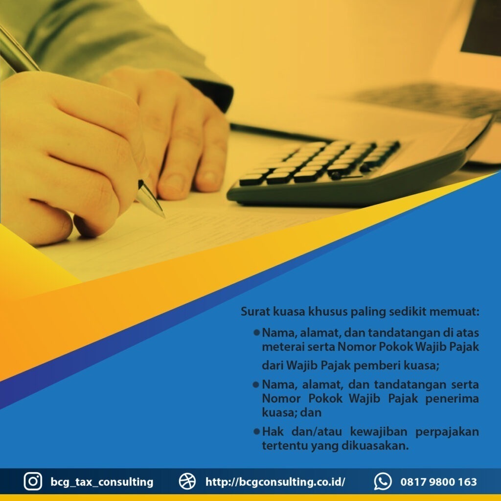 Kuasa Wajib Pajak 3